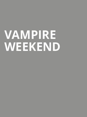Vampire Weekend, Meadow Brook Amphitheatre, Detroit