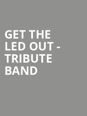 Get The Led Out Tribute Band, Sound Board At MotorCity Casino Hotel, Detroit