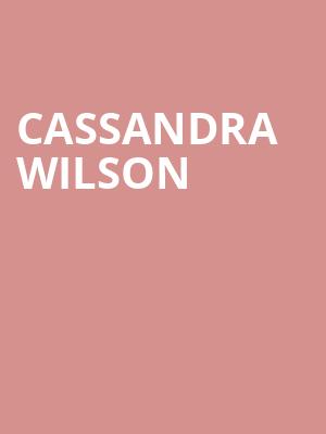 Cassandra Wilson Poster