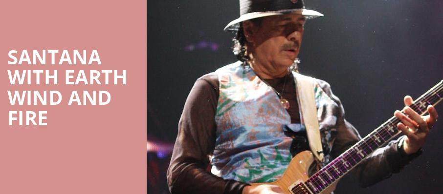 Santana with Earth Wind and Fire, DTE Energy Music Center, Detroit