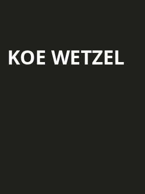 Koe Wetzel, Masonic Temple Theatre, Detroit