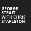George Strait with Chris Stapleton, Ford Field, Detroit