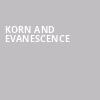 Korn and Evanescence, DTE Energy Music Center, Detroit